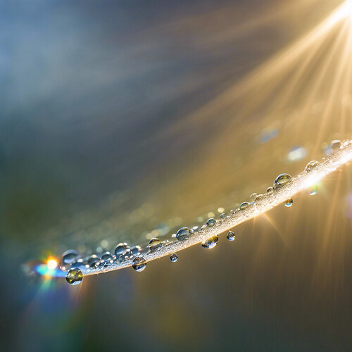 a stunning, prismatic arc of light formed by the refraction of sunlight through water droplets in the atmosphere