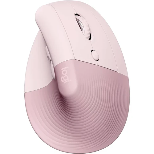 Mouse Sem Fio Logitech Lift Vertical com Design Ergonômico para Redução de Tensão Muscular Cliques Silenciosos Conex