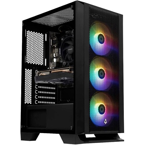 PC Gamer Mancer | AMD RYZEN 5 5500 | RTX 3060 12GB | 16GB DDR4 | SSD 960GB | Fonte 600W 80 Plus