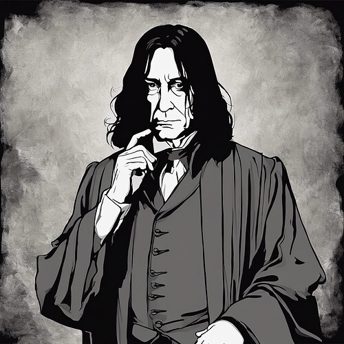 Severus Snape pai de Harry Potter