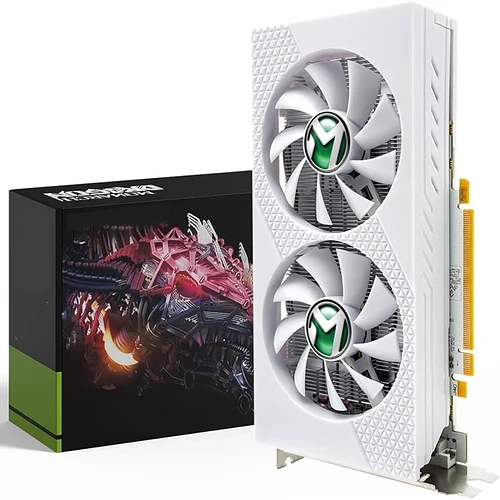 MOUGOL Placa de Vídeo AMD Radeon RX580 8GB GDDR5 256 bits 2048SP placa de vídeo para jogos de PC com porta de exibiç