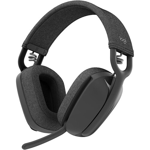 Headset Sem Fio Logitech Zone Vibe 100 Com Microfone Flip- to-Mute Com Cancelamento de Ruído Conexão Bluetooth Até 20