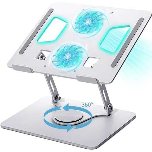 Suporte para Notebook e Tablet de Mesa Rotação Suporte Notebook Apoio para Notebook Suporte de Notebook Base para Note