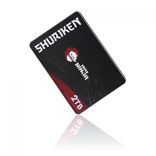 SSD Gamer Ninja Shuriken 2TB Sata III Leitura 510MBs e Gravação 495MBs GNSTSHS2TB