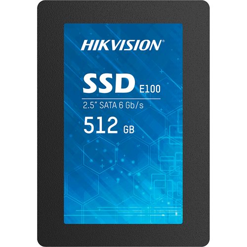 SSD Hikvision E100 512GB SATA III Leitura 560MBs e Gravação 510MBs HSSSDE100512GB