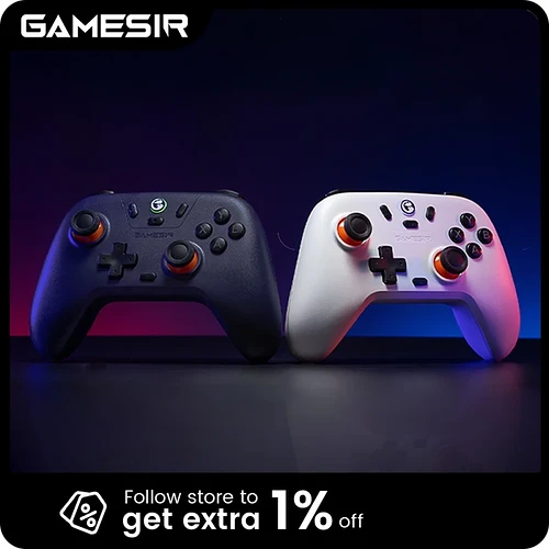 GameSir T4 Nova Lite Switch Controlador Hall Effect Gamepad para Nintendo Switch iPhone Android Windows PC Steam