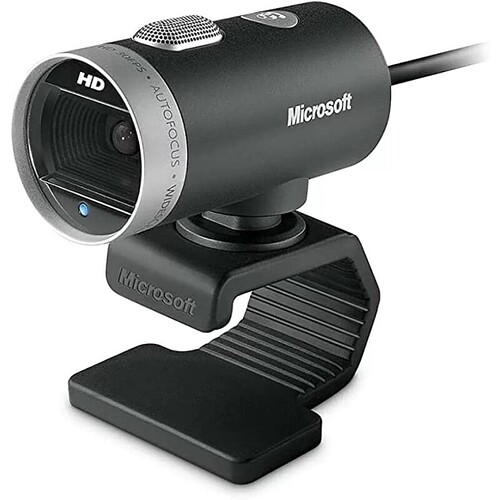 Webcam Cinema Usb Preta Microsoft - H5D00013
