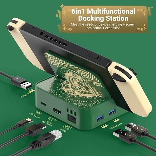 Dock Multi-Port 6em1 Switch USB-C