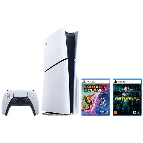 PlayStation 5 Slim 2024 1TB 1 Controle Branco Sony