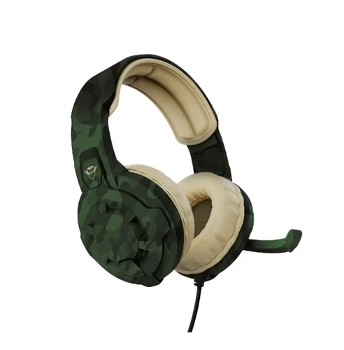 Headset Gamer Trust Gxt 411c Radius P2 40mm - Verde Camuflado