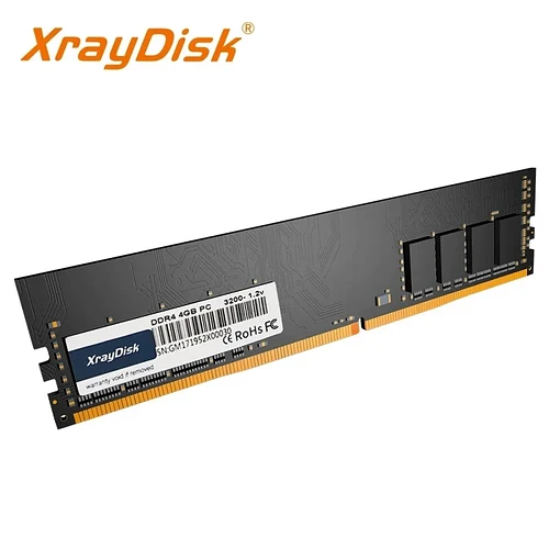 XrayDisk-Alta Compatível Memória RAM para PC Desktop DDR4 8GB 16GB 2666MHz 3200MHz 1.2V