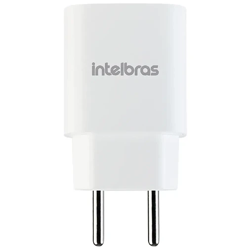 Fonte de Carregamento Rápido 20W USB e USB-C Intelbras - Branco - Bivolt
