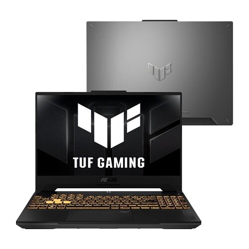 Notebook Gamer ASUS TUF Gaming F15FX507VU RTX4050 Core i7 13620H 8Gb Ram 512Gb SSD Linux 156" FHD144Hz Gray- LP151