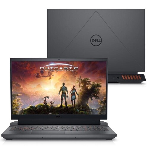 Notebook Gamer Dell G15 Intel Core i5 13ª Geração 8GB RAM 512GB SSD Tela Full HD 15.6 120Hz Windows 11 NVIDIA GeFo