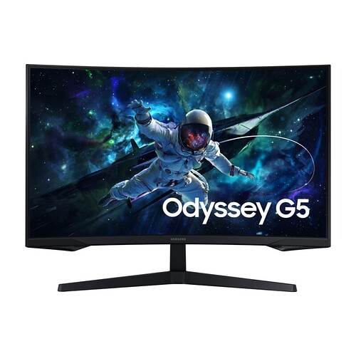 Monitor Gamer Samsung Odyssey G5 32" QHD 165Hz 1ms Freesync HDMI DP preto -  | Celulares & Tablet