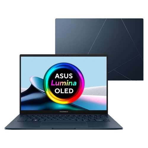 Notebook Asus Zenbook 14 Core Ultra 7-155H 16GB SSD 1TB Intel Arc Graphics Tela 14" OLED HDR W11 - UX3405MA-QD344W