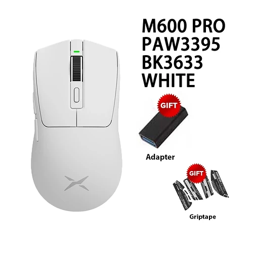 Mouse Sem Fio Delux M600 Pro Ultra Leve Wireless 2.4G 26000DPI PAW3395