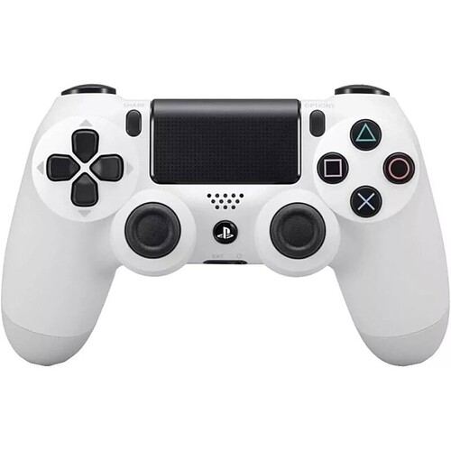 Sony Dualshock 4 Branco - Controle sem Fio Bluetooth para PlayStation 4