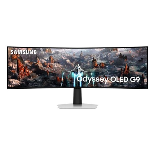 Monitor Gamer Odyssey OLED G9 49"  Tela Curva Ultrawide | Painel OLED | 240Hz | 0.03ms | HDR10+ | HAS | Micro HDMI | DP