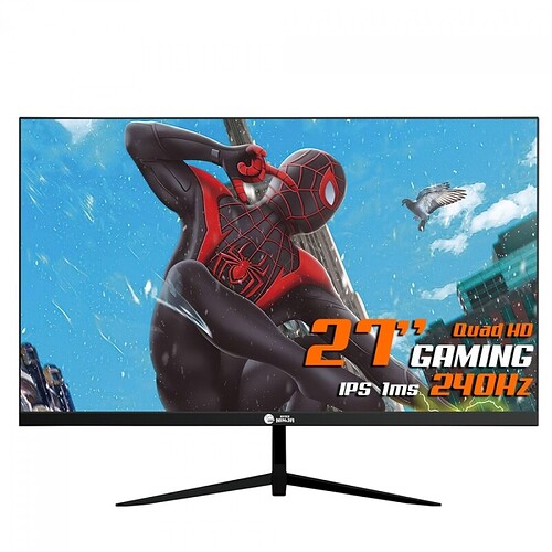 Monitor Gamer Ninja Tenseigan 27" QHD IPS 1ms 240Hz FreeSync HDR HDMI/DP  MGN00927B