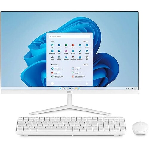 All in One Ultra com Windows 11 Home Intel Celeron 4GB 120GB SSD + Microsoft 365 Personal + 1TB na Nuvem Branco UB830
