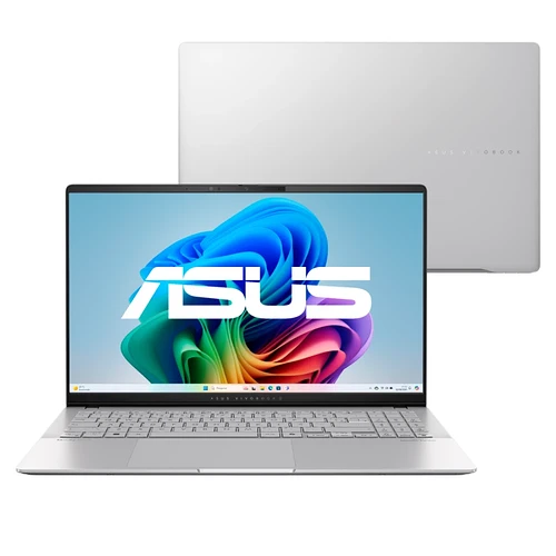 Notebook ASUS Vivobook S 15 Qualcomm Snapdragon X Elite 32GB 1TB SSD Windows 11 Home 15,6" OLED 120Hz Cool Silver,