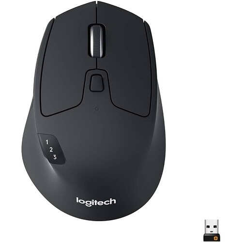 Mouse sem fio Logitech M720 Triathlon com Conexão USB Unifying ou Bluetooth com Easy-Switch para até 3 Dispositivos 10