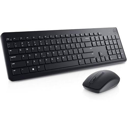 Dell - KM3322W Teclado e Mouse sem fio Preto