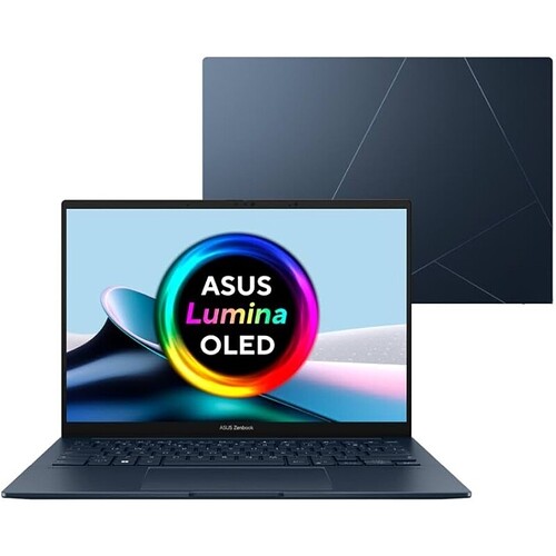 Notebook ASUS Zenbook 14 OLED UX3405MA Intel Core Ultra 9 185H AI 32Gb Ram 1TB SSD Windows 11 Home Tela 14" Blue - PP809