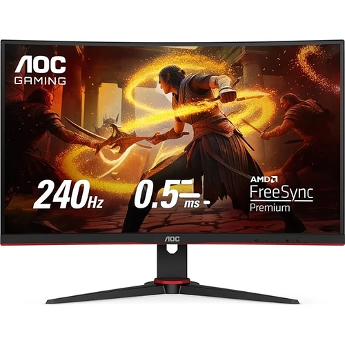 Monitor Gamer AOC LEGEND 27 240Hz 05ms Preta/Vermelho MEDIO C27G2ZE