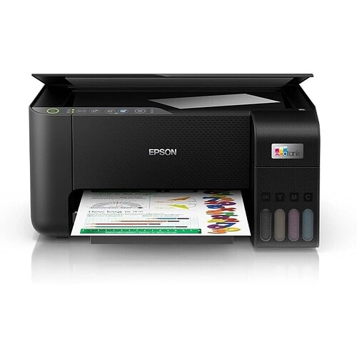 Epson EcoTank L3250 - Multifuncional Tanque de Tinta Colorida Wi-Fi Direct USB Bivolt Preto