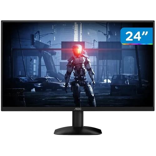 Monitor 24" FHD 100Hz 1ms AOC Série B35 24B35HM2 Widescreen HDMI e VGA