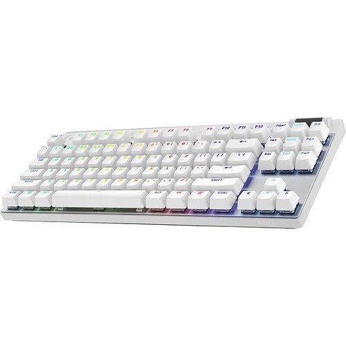 Teclado Gamer Sem Fio Logitech G PRO X com design TKL Layout US RGB LIGHTSYNC Tecnologia LIGHTSPEED e Switch Exclusivo G