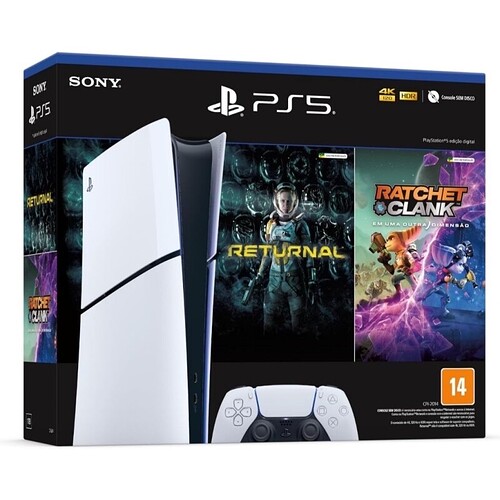 Playstation 5 Slim Digital Bundle Returnal + Ratchet & Clank