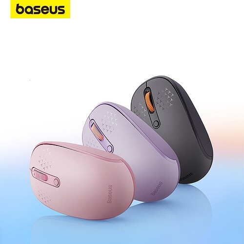 Mouse Silencioso Sem Fio Baseus Creator 1600 DPI F01B