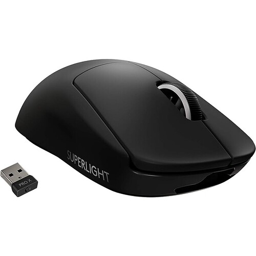 Mouse Gamer Sem Fio Logitech G PRO X SUPERLIGHT com Tecnologia LIGHTSPEED Ultraleve 63g 5 Botões Programáveis Sensor H