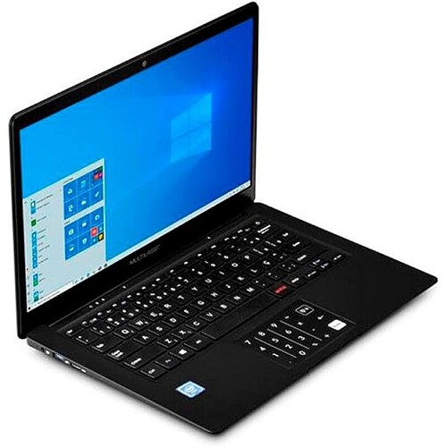 Notebook Legay Book Pentium Quadcore 4GB 64GB Windows 10 Multilaser Preto - PC311