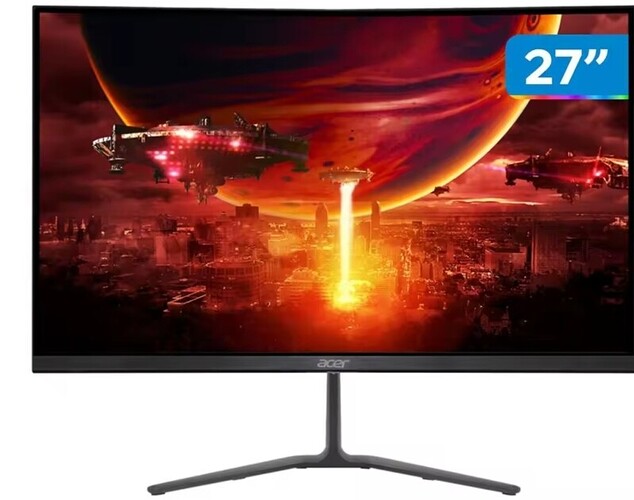 Monitor Gamer Acer Nitro Series KG270 M5 27" 180Hz IPS 1ms HDMI DisplayPort FreeSync UM.HX0AA.502