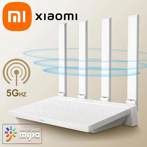Roteador Xiaomi AX3000T Wi-Fi 6 NFC 5Ghz 2402Mbps
