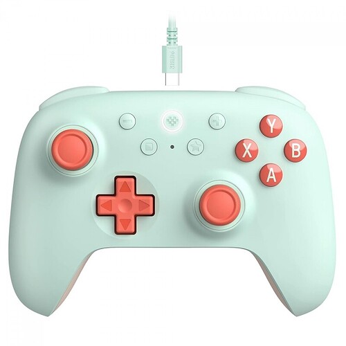 Controle Gamer 8BitDo Ultimate 2C Com Fio Hall Effect Mint 82CD03