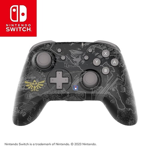 Controle sem fio Hori Pad Pro - Edição Especial Legend of Zelda Licenciado para Nintendo Switch