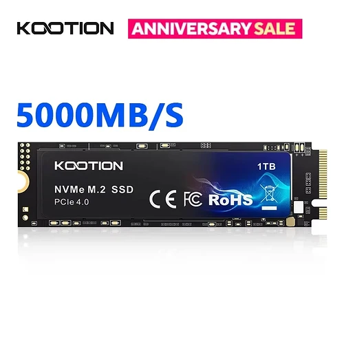 SSD Kootion 1TB X16 Plus M.2 5500Mbps NVMe