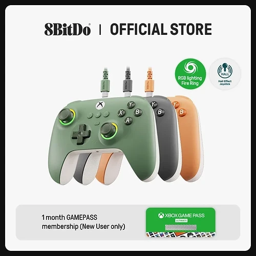 Controle 8BitDo Ultimate C com Fio