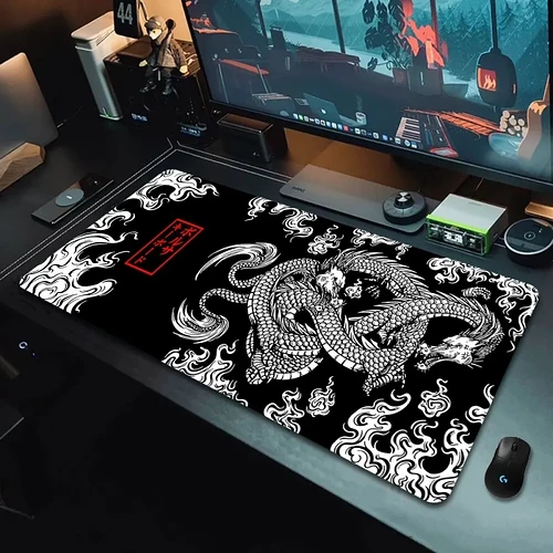 Mousepad Gamer Dragão japonês grande