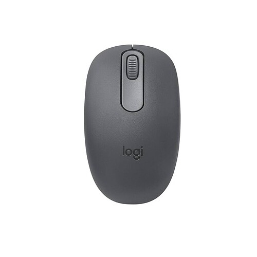 Mouse sem fio Logitech M196 com Conexão Bluetooth Design Ambidestro Compacto Rastreamento Preciso Compatível com PC e