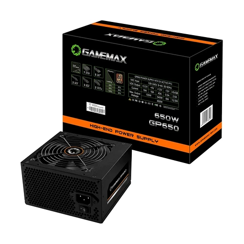 Fonte De Alimentacao 650w 80 Plus Bronze Gp650 Gamemax