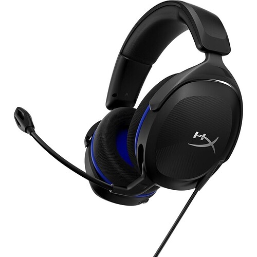 HyperX Cloud Stinger 2 Core Fone de ouvido para jogos para PlayStation fone de ouvido leve sobre a orelha com mic