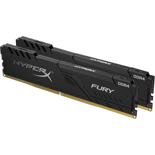 HX432C16FB3K2/16 - Kit de Memórias HyperX Fury (2 de 8GB) DIMM DDR4 3200Mhz 12V para desktop