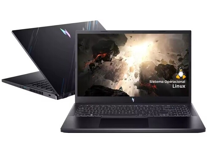 Notebook Gamer Acer Nitro V15 Intel Core i5 512GB SSD 16GB RAM 15,6" Full HD 144Hz IPS RTX 3050 6GB ANV15-51-582R