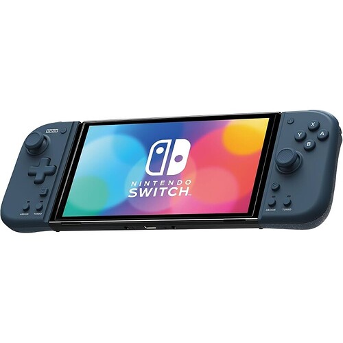 Controle Portátil HORI Split Pad Compact (Azul Meia-Noite) - Licenciado Oficialmente Nintendo
